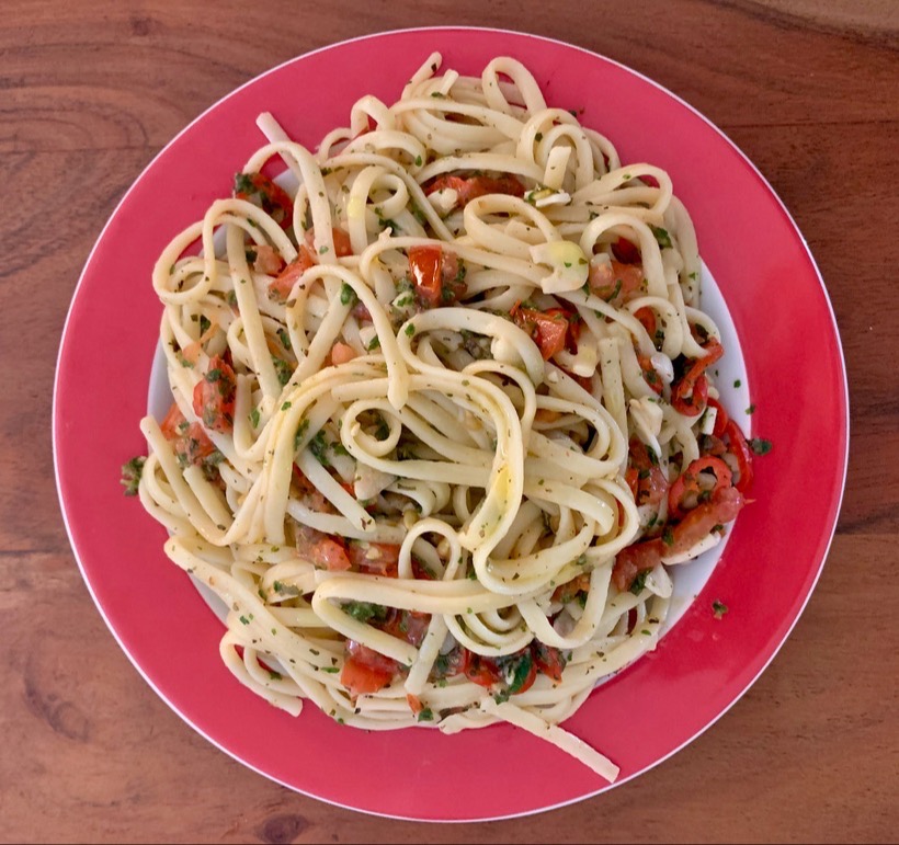 Chili-Knoblauch-Pasta