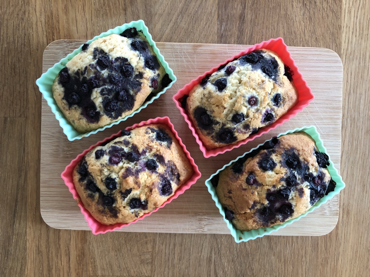 Kokos-Heidelbeer-Muffins