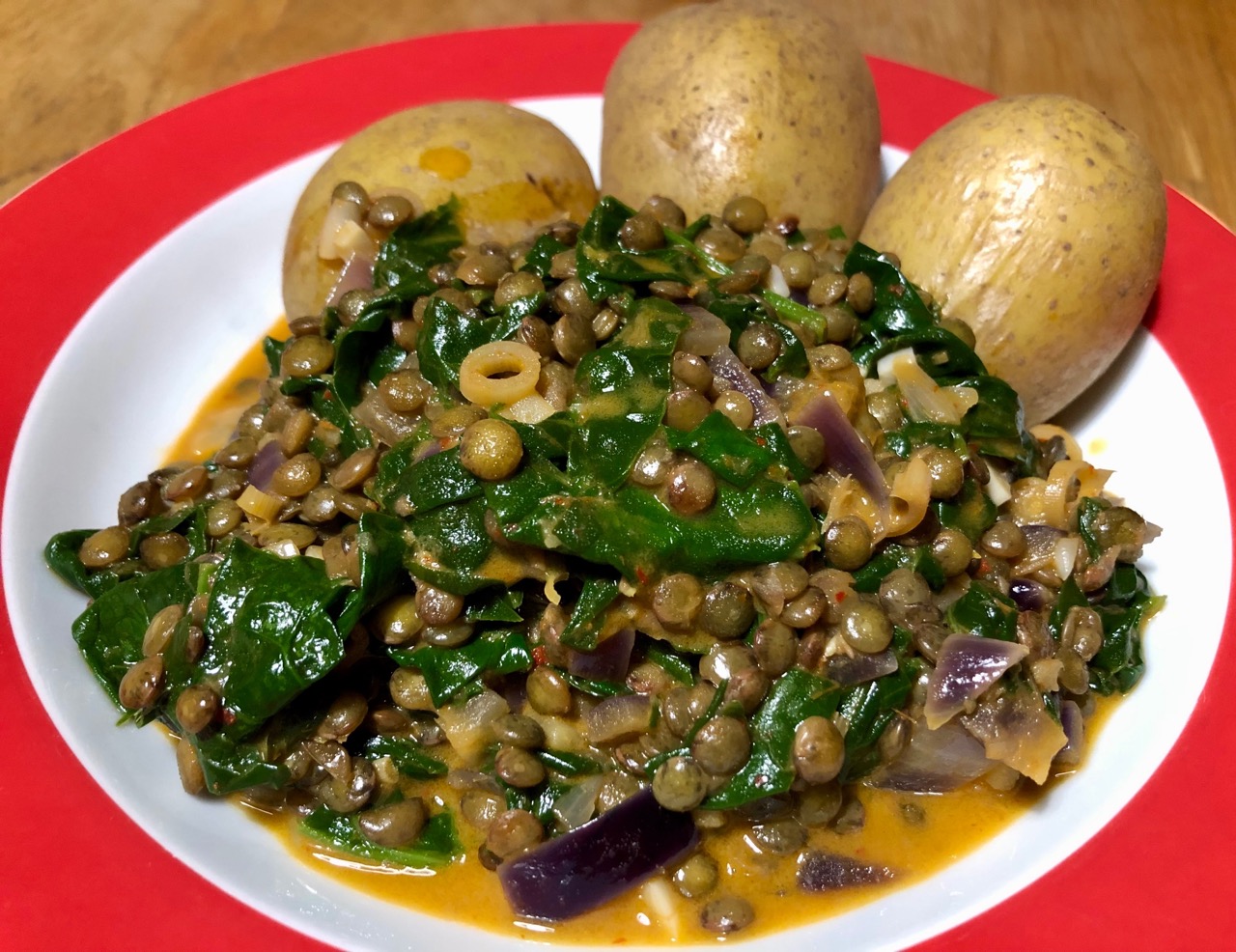 Linsen-Grünkohl-Curry