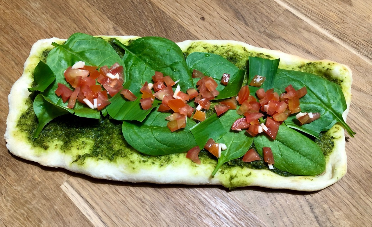 Pesto-Pizza