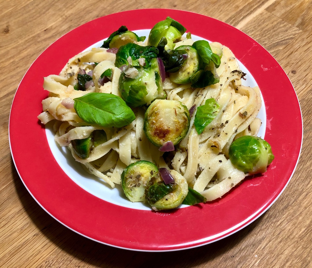 Rosenkohl-Pasta