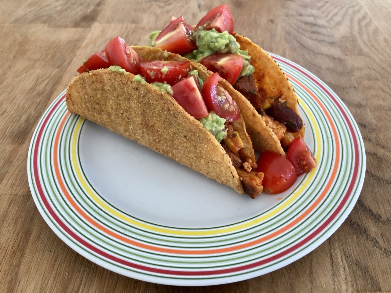 Tacos mit Tofu und Guacamole