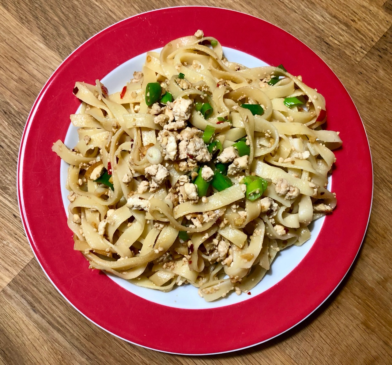 Tofu-Chili-Pasta